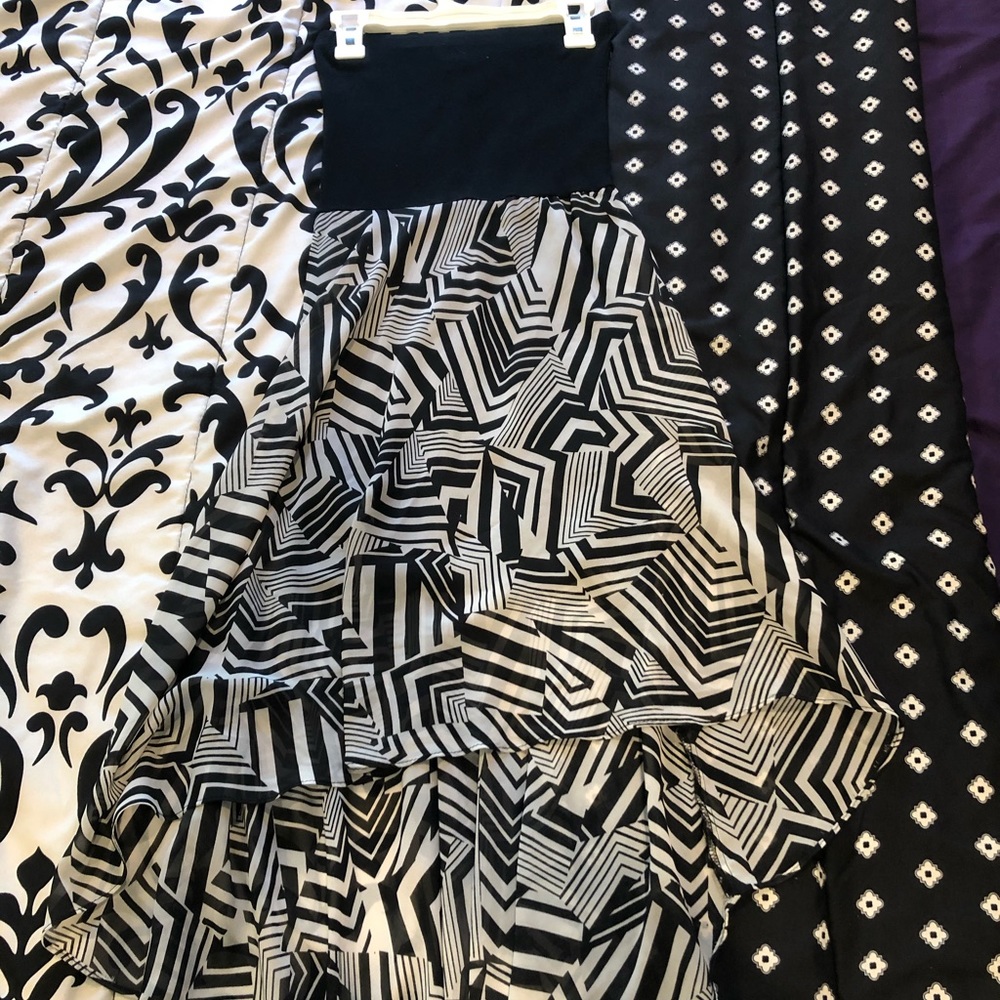 High-Low Geometric Dress - Picture 2 of 4